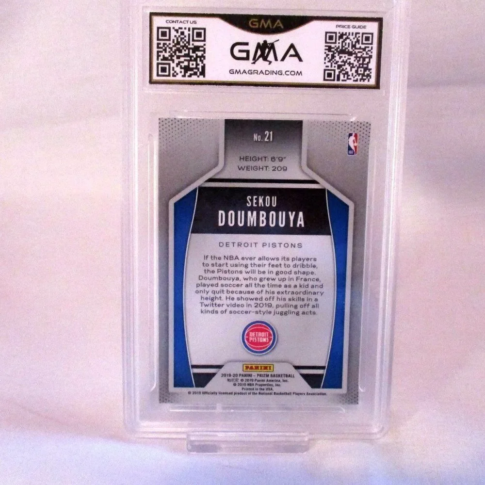 2019 Prizm #21 Sekou Doumbouya GMA 10